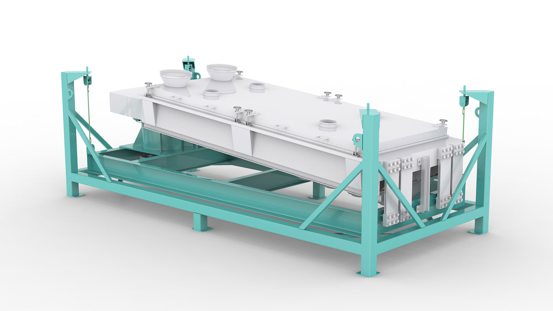 Criba rotativa de pellets de alimentación serie SFJH165 × 2C