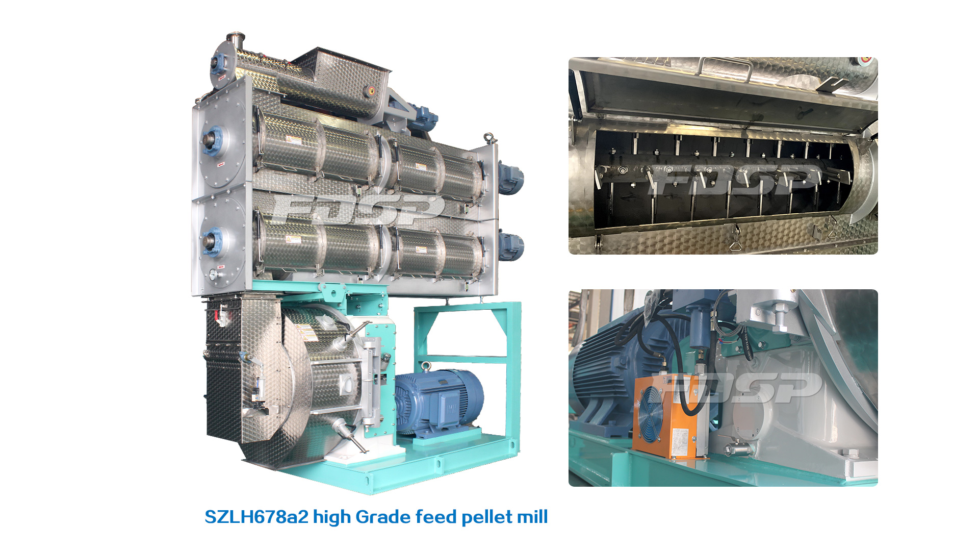 Best Feed Machinery SZLH678a2 High grade ring die pellet mill Factory Price-FDSP