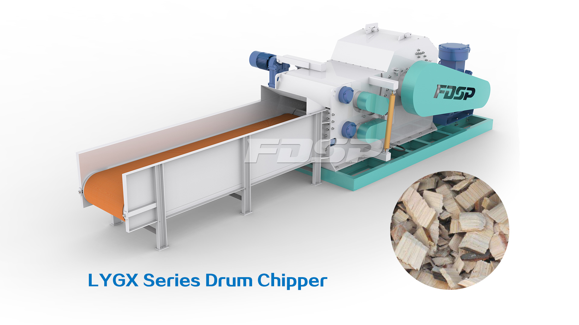 China Biomass Machinery LYGX Series Drum Chipper fabricantes de picadores de madeira - FDSP