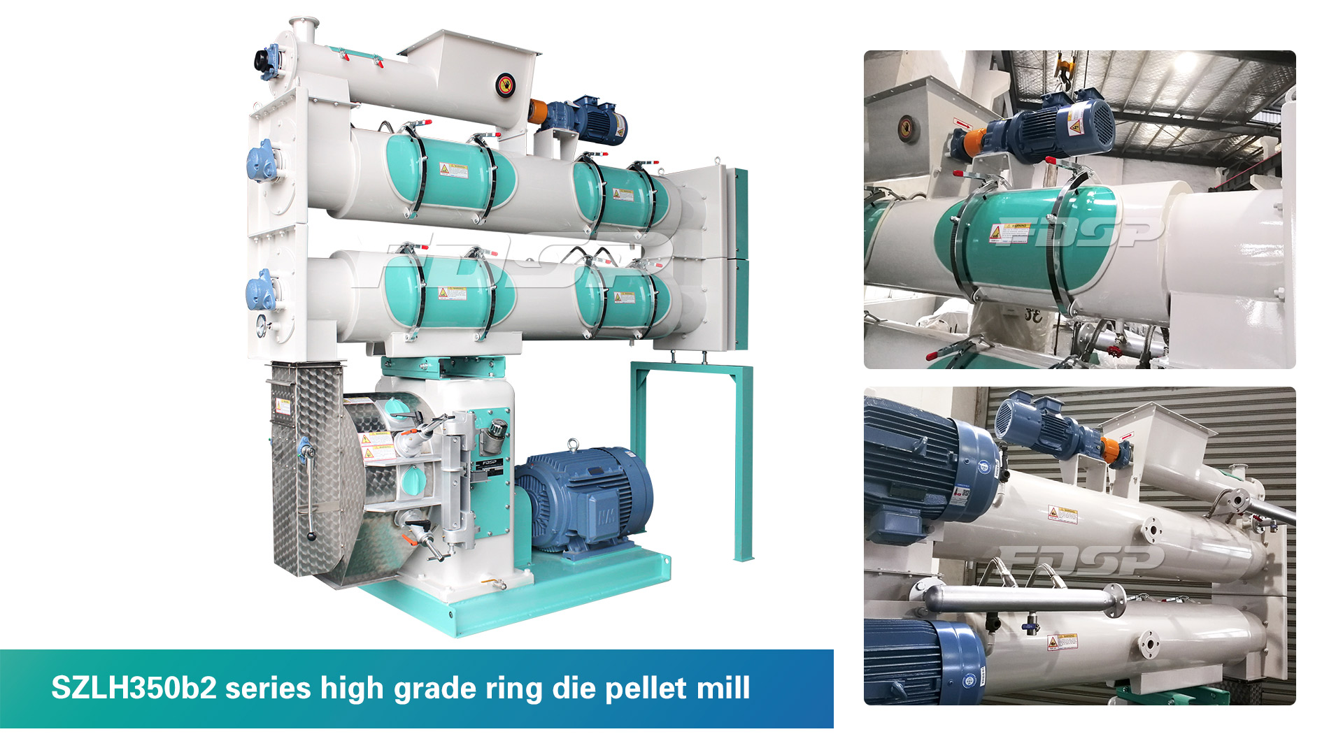 Customized SZLH350b2 series high grade ring die pellet mill manufacturers FromChina