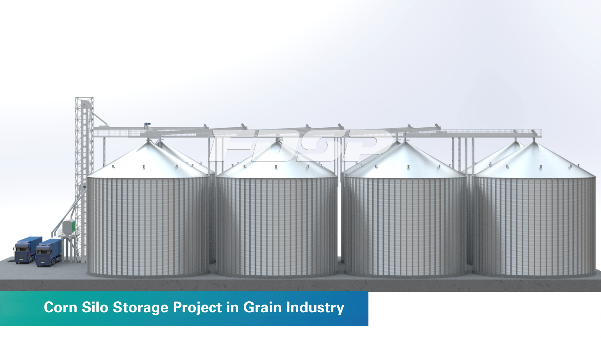 Corn Silo Storage Project in Grain Industry