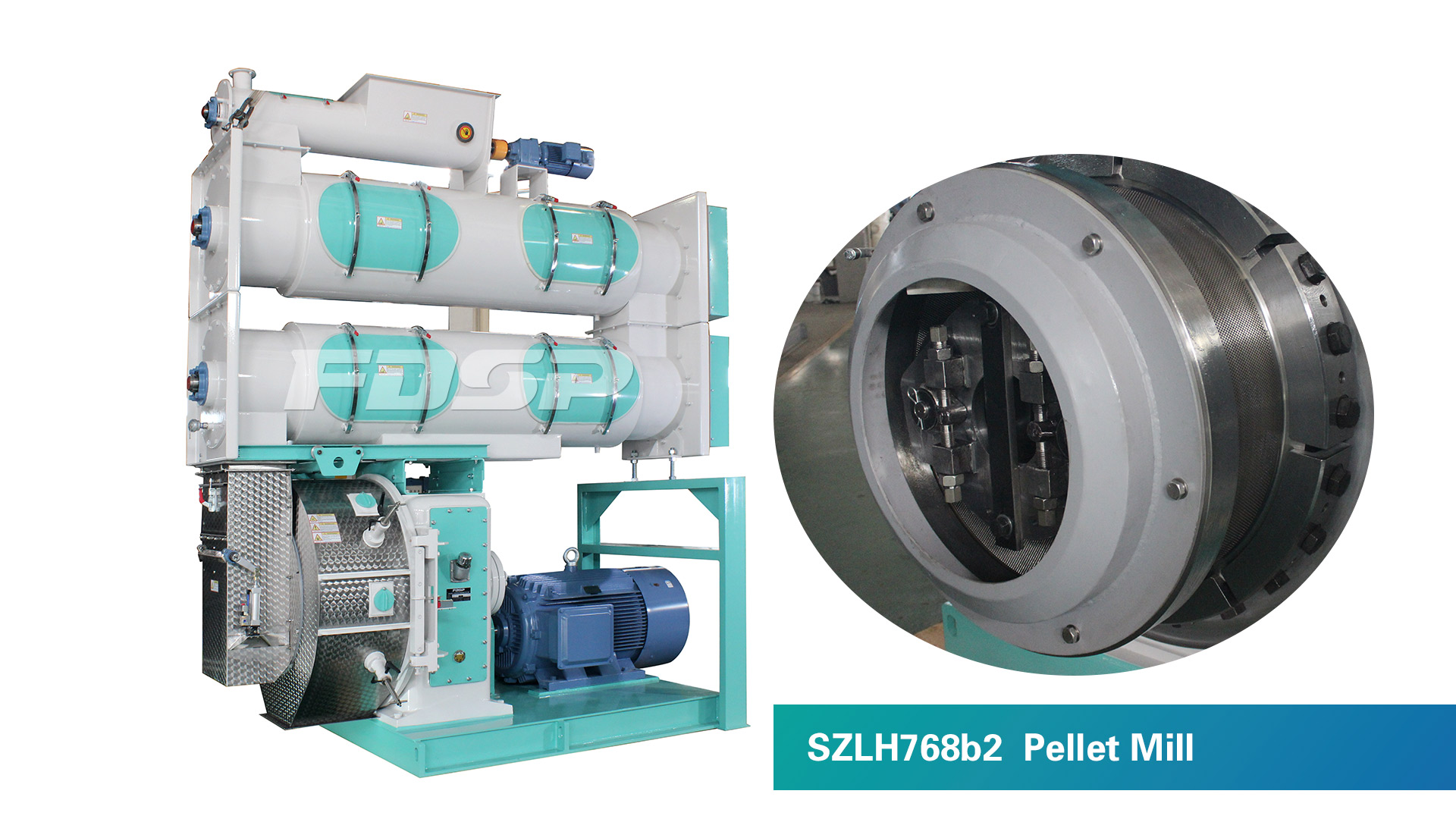 Feed Machinery SZLH768b2 High Grade Jacket Pellet Mill